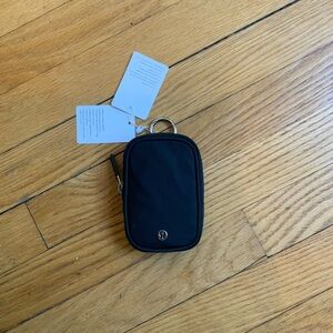 New W/ Tags lululemon athletica Black Clippable Nano Pouch